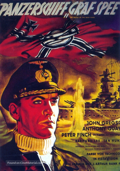 The Battle of the River Plate - German Movie Poster