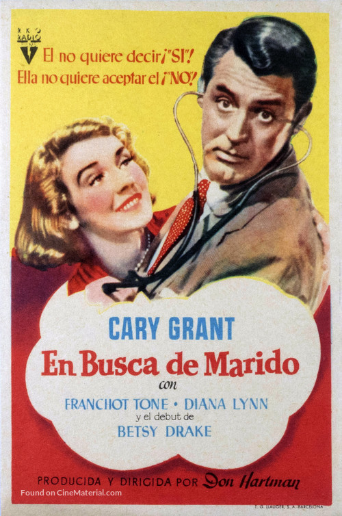 Every Girl Should Be Married - Spanish Movie Poster