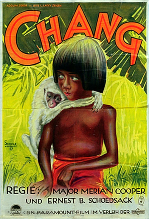 Chang: A Drama of the Wilderness - German Movie Poster
