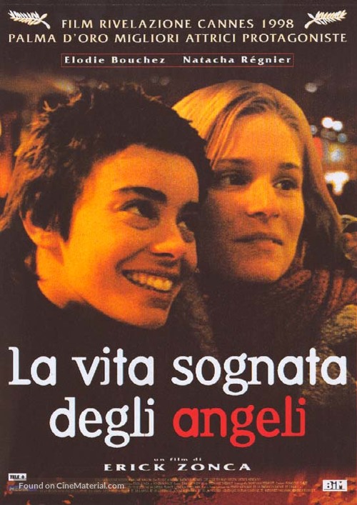 La vie r&ecirc;v&eacute;e des anges - Italian Movie Poster