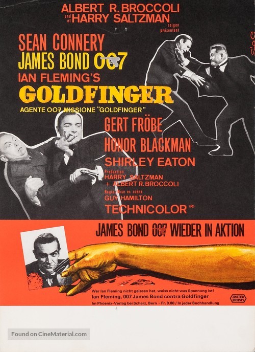 Goldfinger - Swiss Movie Poster
