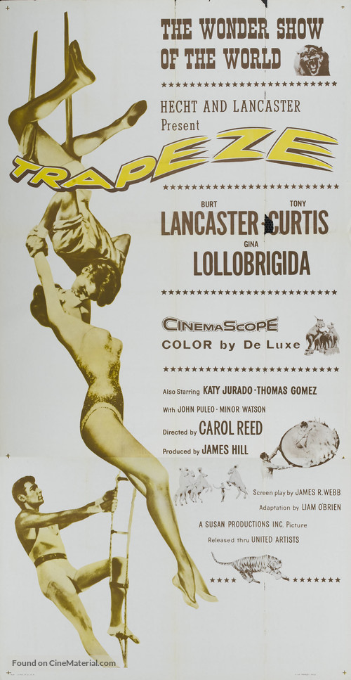 Trapeze - Re-release movie poster