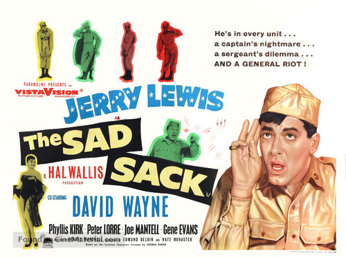 The Sad Sack - British Movie Poster