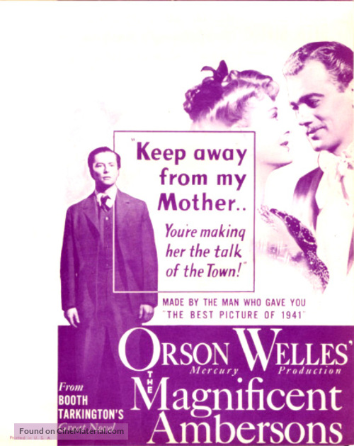 The Magnificent Ambersons - poster