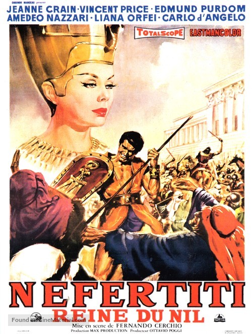 Nefertiti, regina del Nilo - French Movie Poster