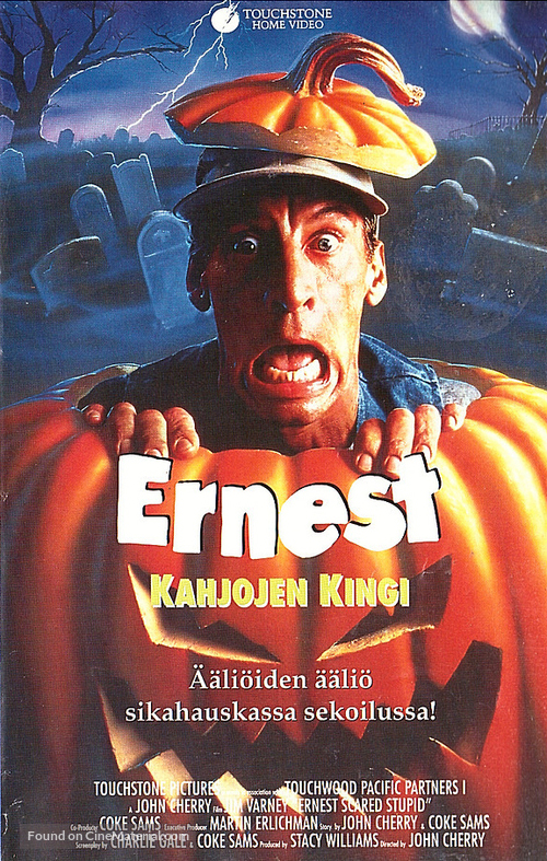 Ernest Scared Stupid - Finnish VHS movie cover