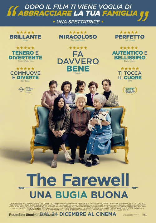 The Farewell - Italian Movie Poster