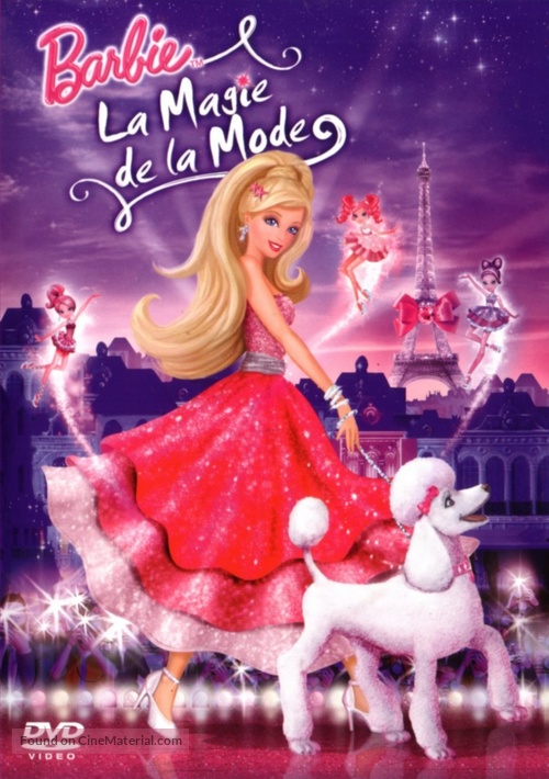 Barbie: A Fashion Fairytale - French DVD movie cover