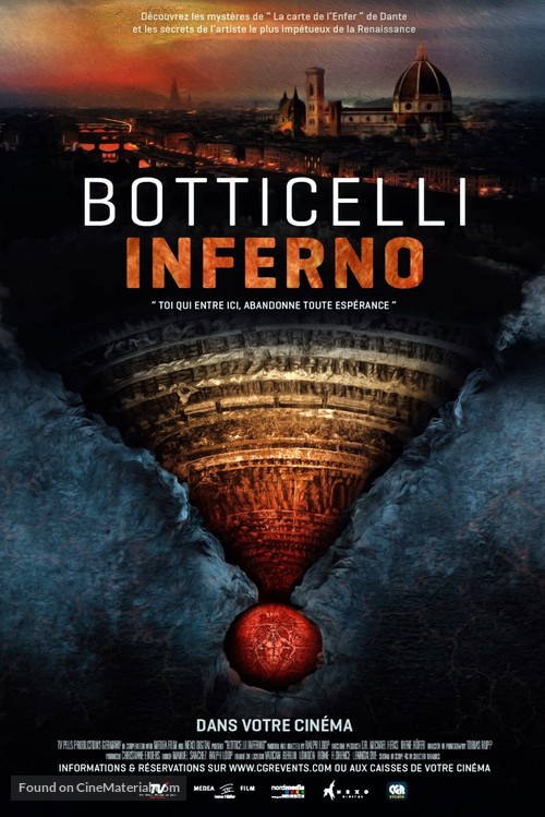 Botticelli Inferno - French Movie Poster