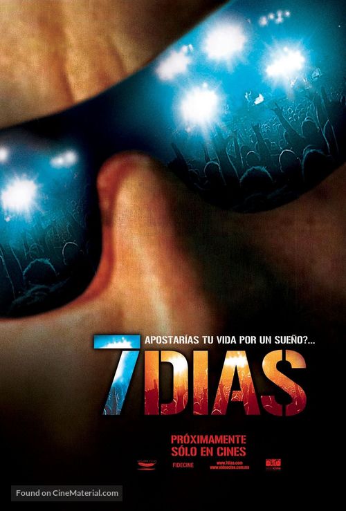 7 d&iacute;as - Mexican Movie Poster