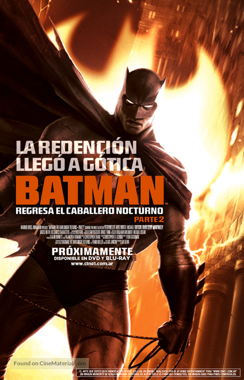 Batman: The Dark Knight Returns, Part 2 - Argentinian Movie Poster