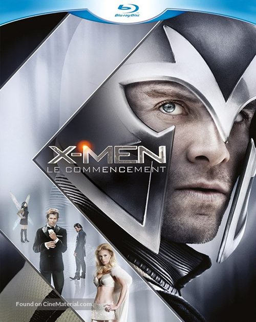 X-Men: First Class - French Blu-Ray movie cover
