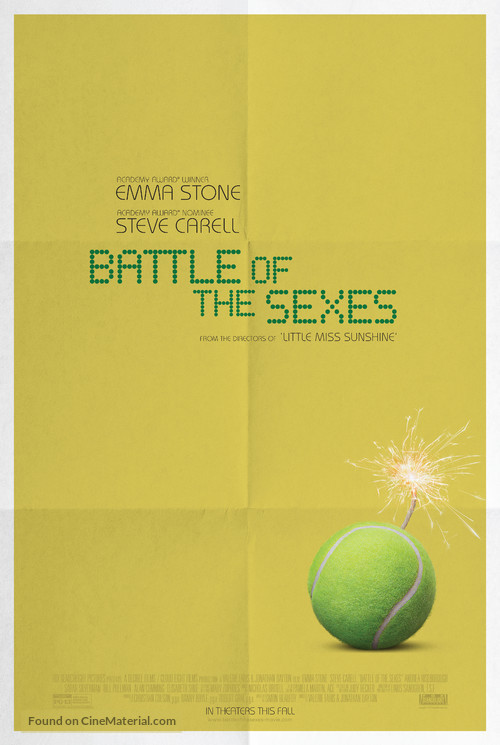Battle of the Sexes - Movie Poster