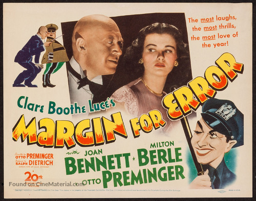 Margin for Error - Movie Poster