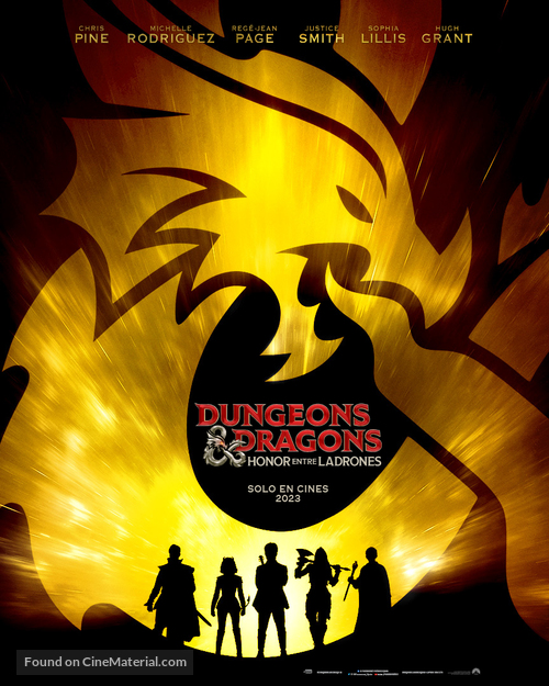 Dungeons &amp; Dragons: Honor Among Thieves - Spanish Movie Poster