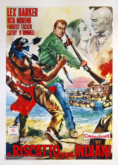 The Deerslayer - Italian Movie Poster