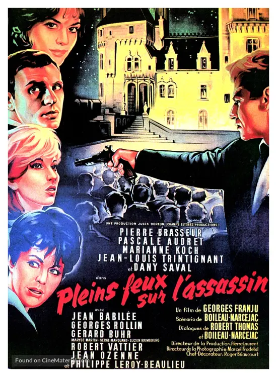 Pleins feux sur l&#039;assassin - French Movie Poster