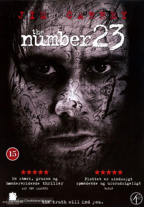 The Number 23 - Danish Movie Cover