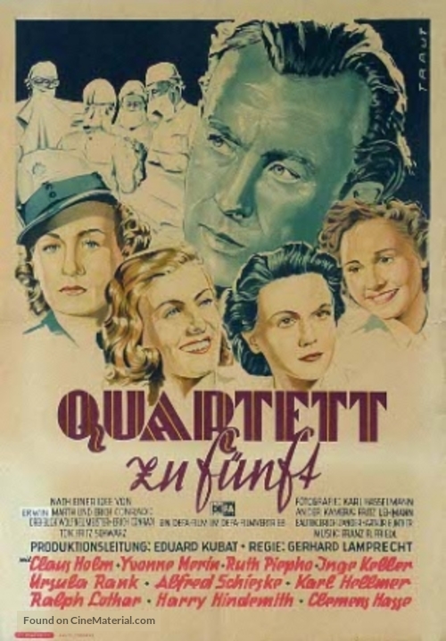 Quartett zu f&uuml;nft - German Movie Poster