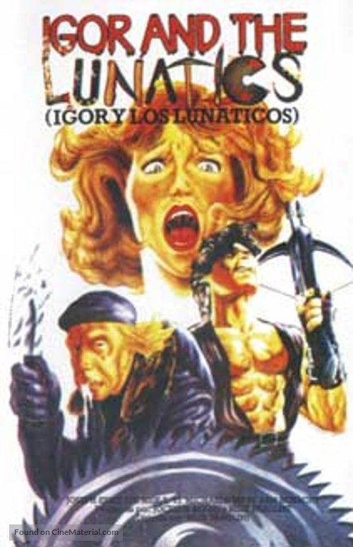 Igor and the Lunatics - Spanish VHS movie cover