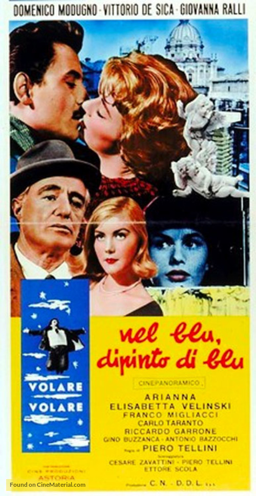 Nel blu dipinto di blu - Italian Movie Poster