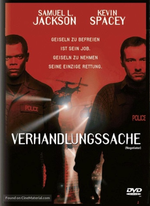 The Negotiator - German DVD movie cover