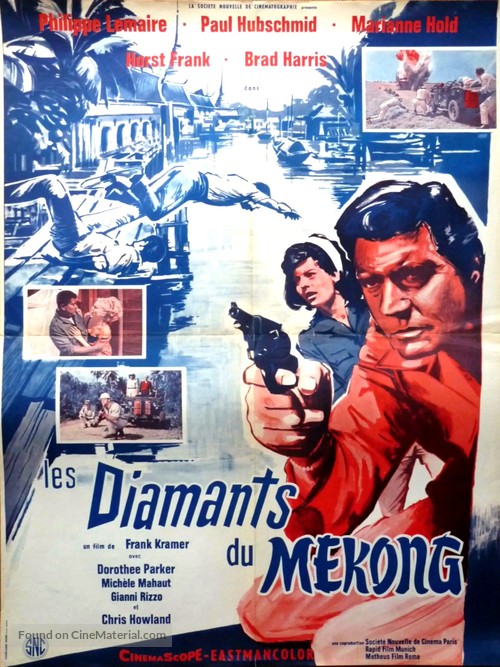 Die Diamantenh&ouml;lle am Mekong - French Movie Poster