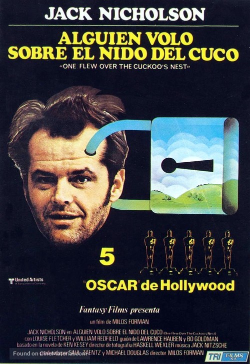 One Flew Over the Cuckoo&#039;s Nest - Spanish Movie Poster