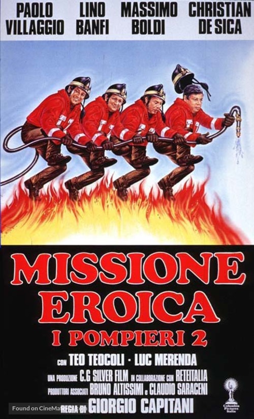 Missione eroica. I pompieri 2 - Italian Movie Poster