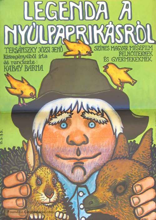 Legenda a ny&uacute;lpaprik&aacute;sr&oacute;l - Hungarian Movie Poster