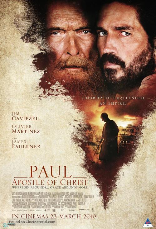 Paul, Apostle of Christ - South African Movie Poster