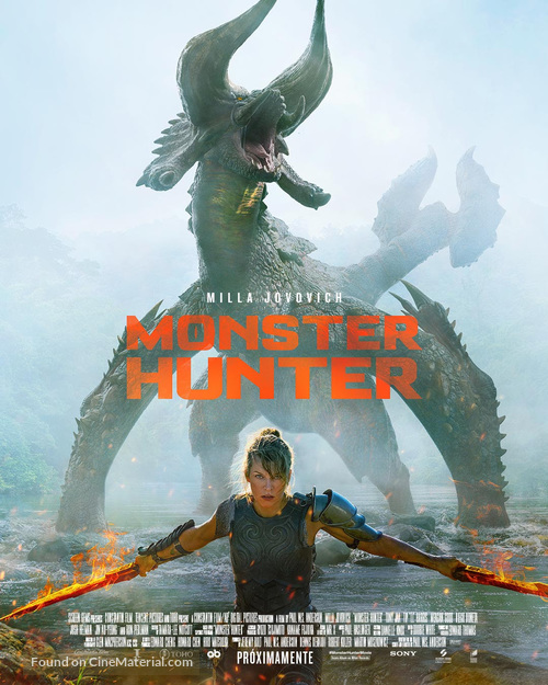 Monster Hunter - Spanish Movie Poster