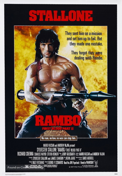 Rambo: First Blood Part II - Movie Poster