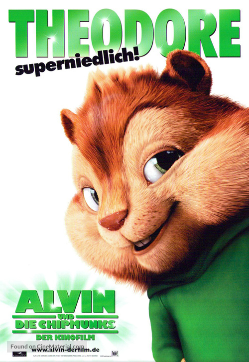 Alvin and the Chipmunks - German Movie Poster