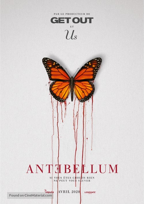 Antebellum - French Movie Poster