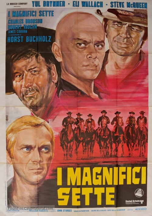 The Magnificent Seven - Italian Movie Poster