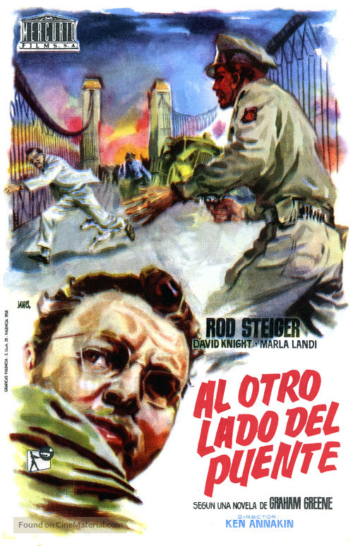 Across the Bridge - Spanish Movie Poster