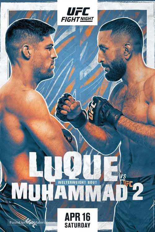 &quot;UFC on ESPN&quot; Luque vs. Muhammad 2 - Movie Poster