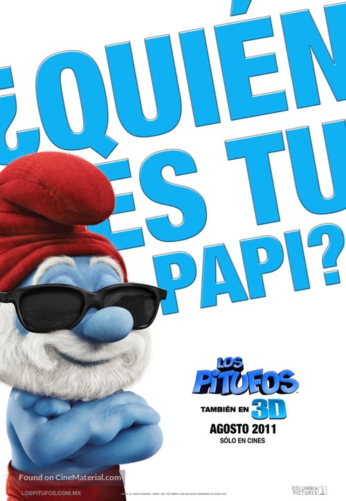 The Smurfs - Mexican Movie Poster