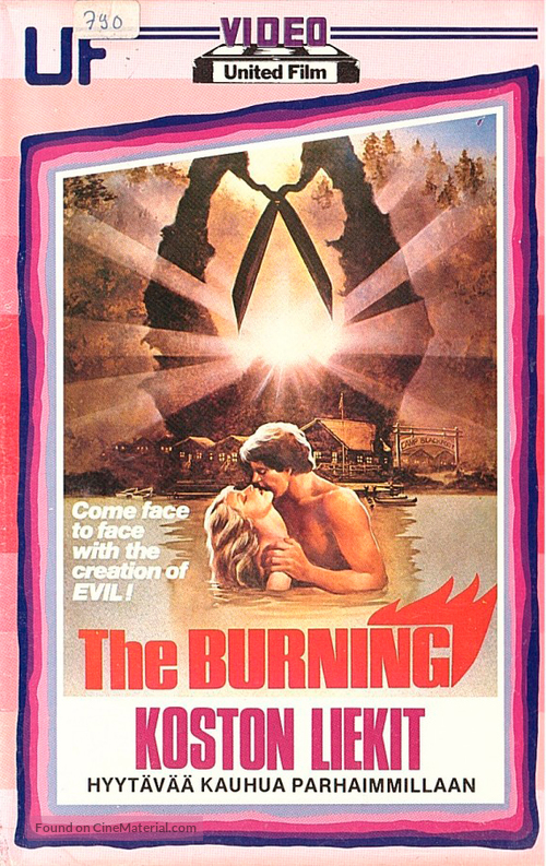 The Burning - Finnish VHS movie cover