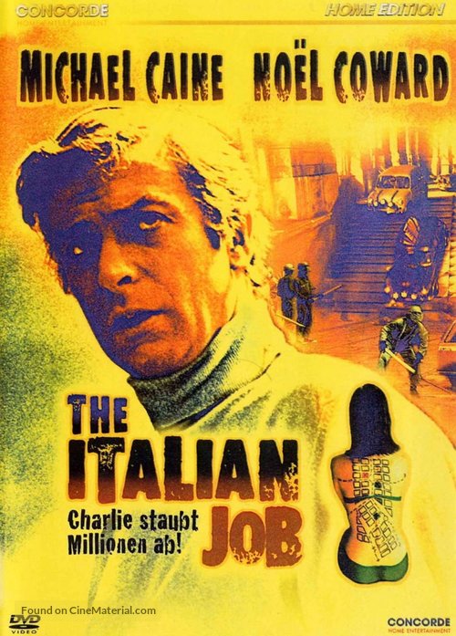 The Italian Job - German Movie Cover