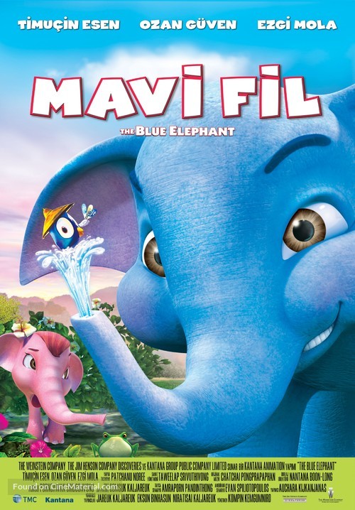 The Blue Elephant - Turkish Movie Poster