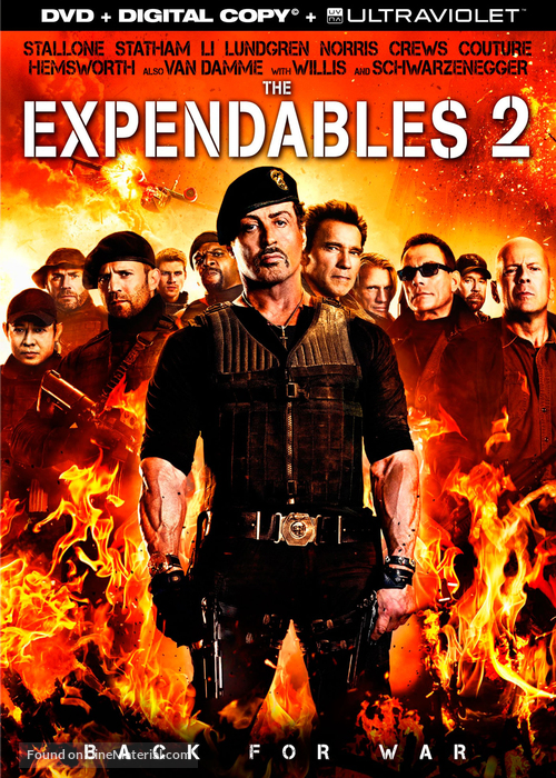 The Expendables 2 - DVD movie cover