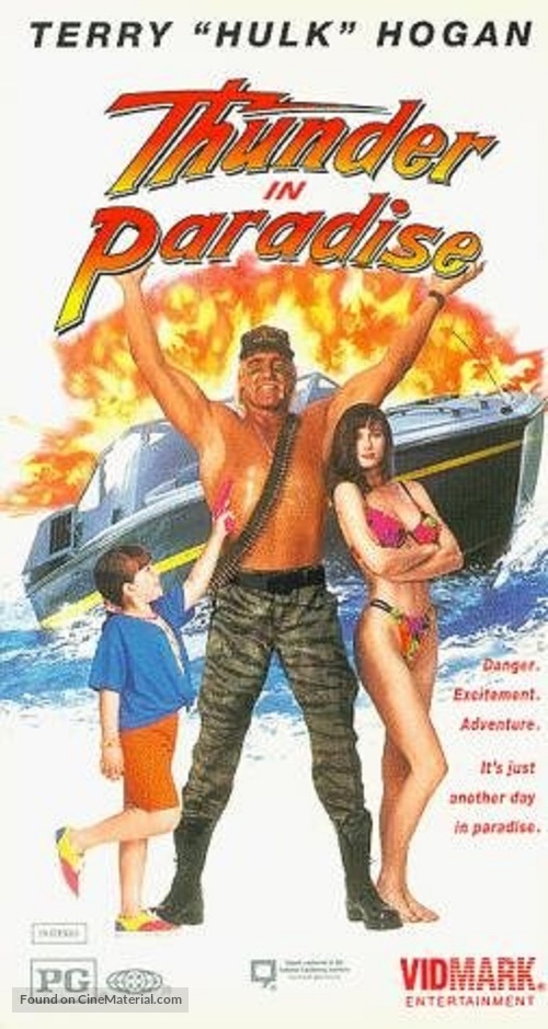 &quot;Thunder in Paradise&quot; - VHS movie cover