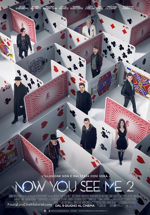 Now You See Me 2 - Italian Movie Poster