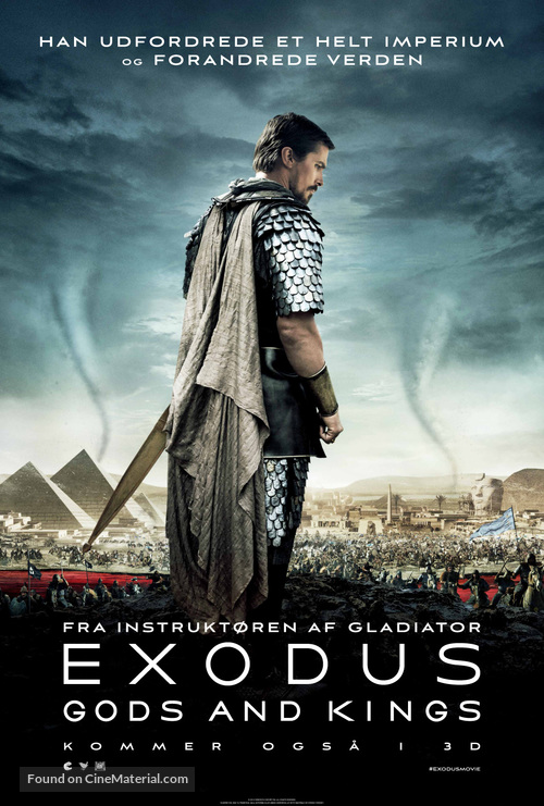 Exodus: Gods and Kings - Danish Movie Poster
