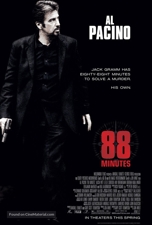 88 Minutes - Movie Poster