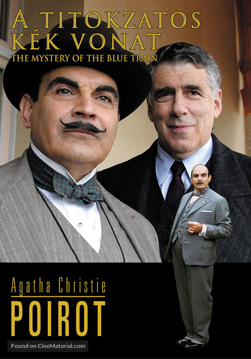 &quot;Poirot&quot; The Mystery of the Blue Train - Hungarian Movie Cover