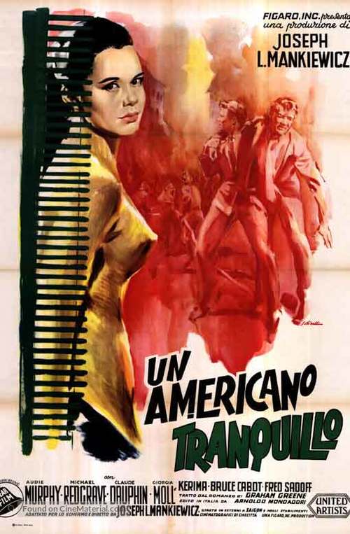 The Quiet American - Italian Movie Poster