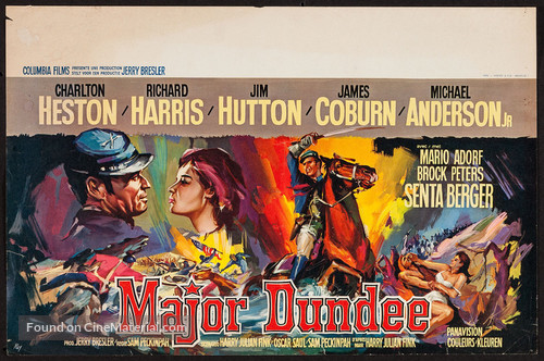 Major Dundee - Belgian Movie Poster